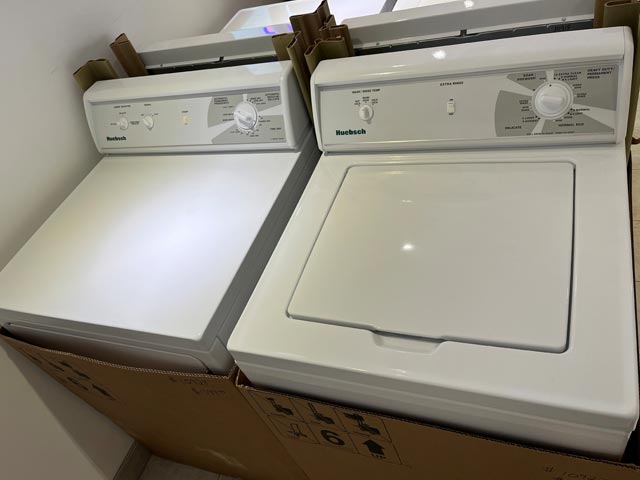 huesbsch washer and dryer